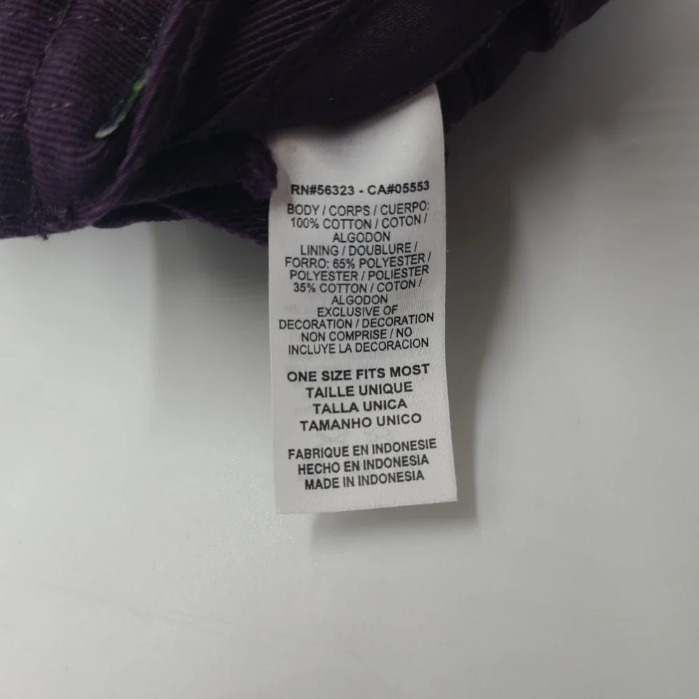 Nike Hat Strapback (Fits Small) Purple Gold Heritage86 Swoosh Logo Casual Cotton